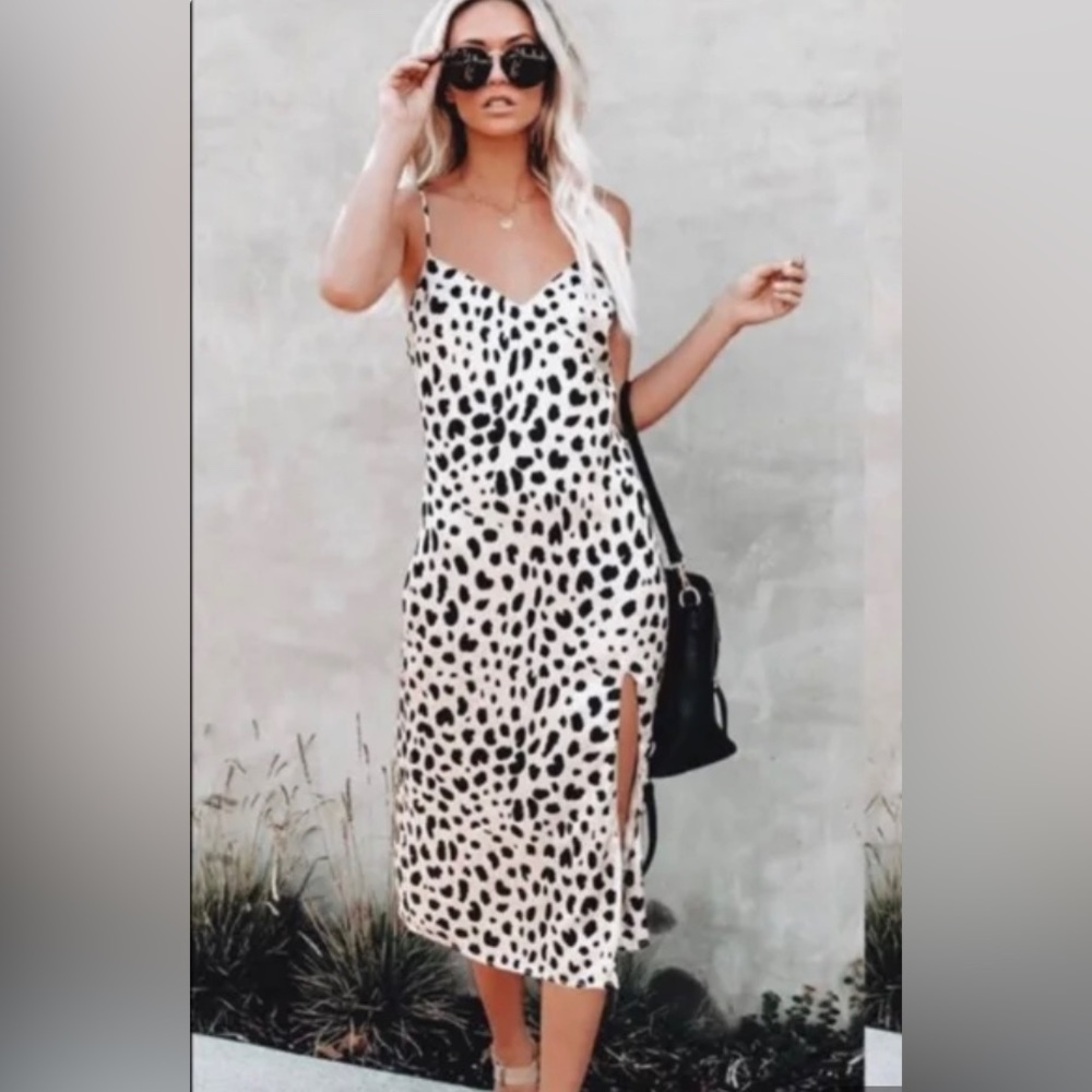 VICI Mini Leopard Print Dress-Adjustable Straps
